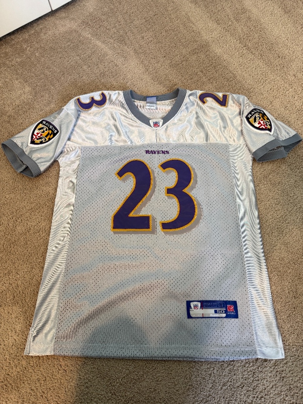 Baltimore Ravens Jersey #23 McGahee men’s Medium!